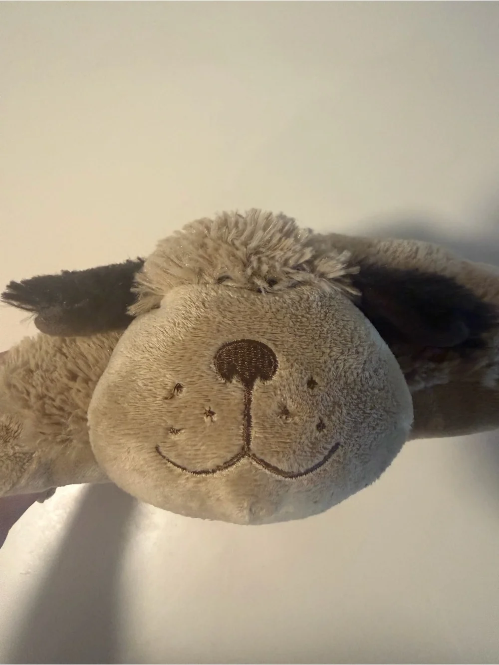 Pillow Pets Pee-Wees Tan Brown Dog Plush Stuffed Animal Travel Pillow 11 inch
